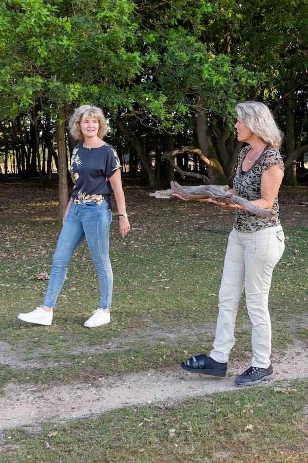 2 Hiske met klant